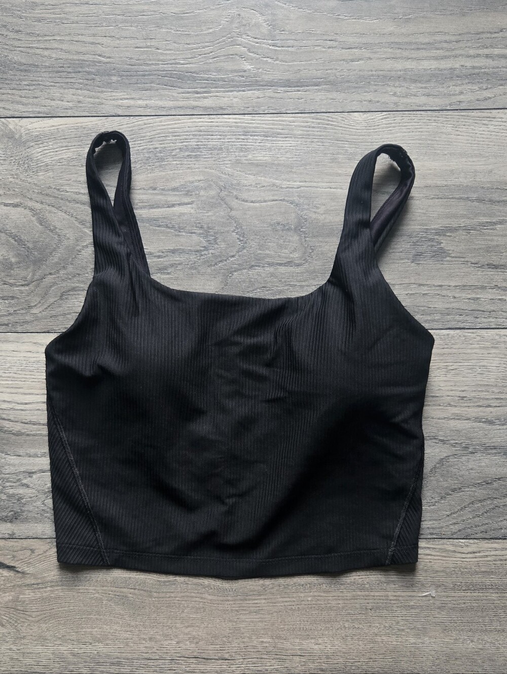 Old Navy Black Active Crop Tank Top